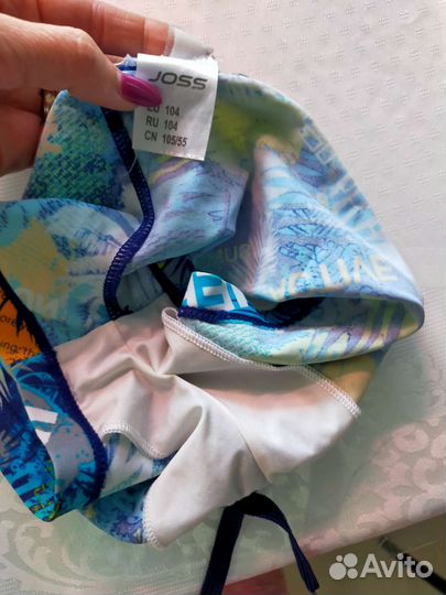 Плавки шорты для бассейна 104 см новые шапочка