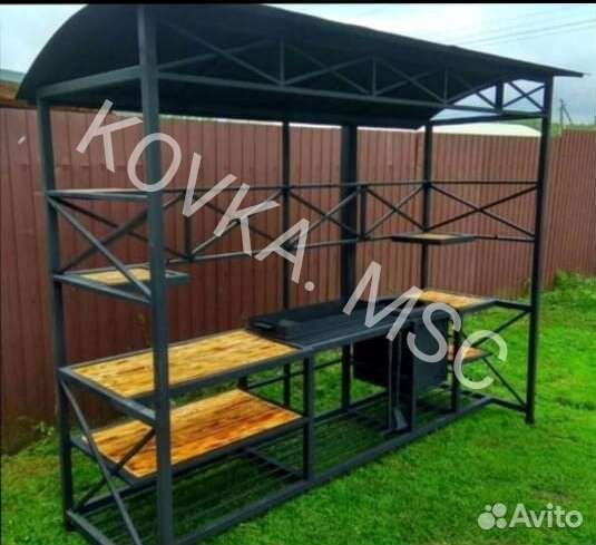 Беседка с мангалом