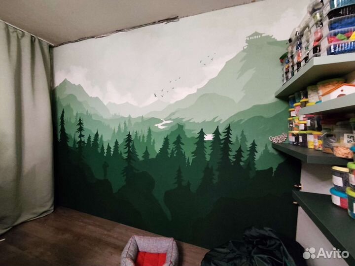 Художник роспись стен