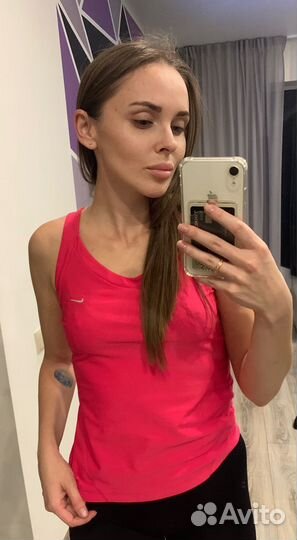 Спортивный комплект легинсы и майка