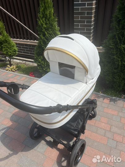 Коляска 2 в 1 эко кожа