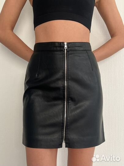 Юбка Pinko экокожа