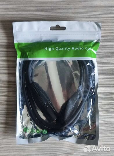 Микрофонный кабель XLR- XLR новый