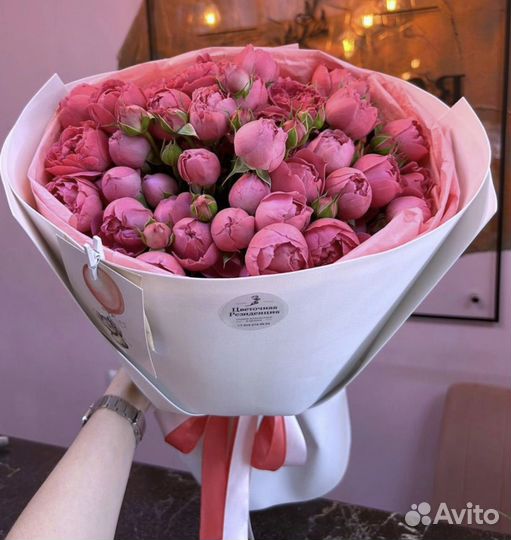 101 роза букет цветов с доставкой