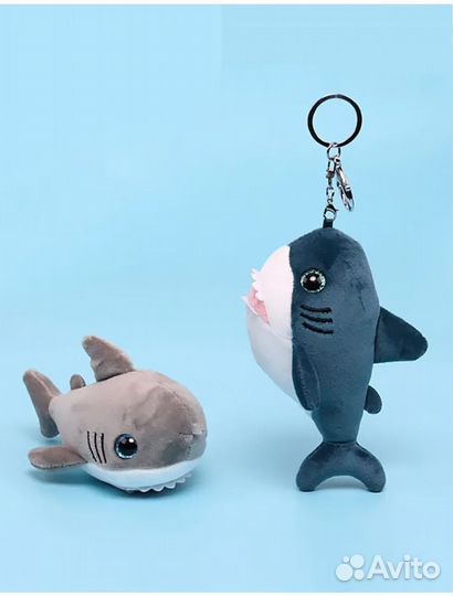 Брелок акула мягкий