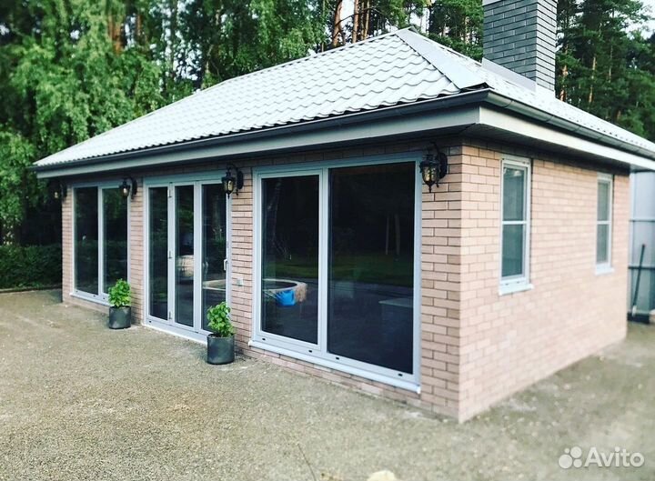 Раздвижные окна, двери, входные группы