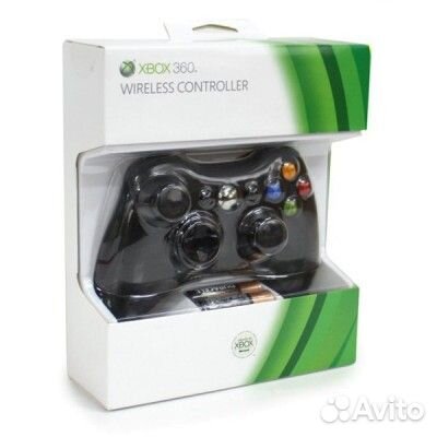 Джойстик для Xbox 360 (черный/коробка)