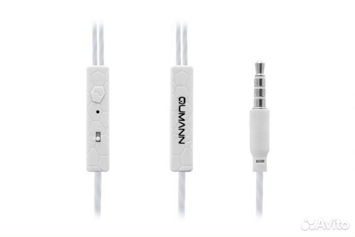 Наушники Qumann QSE-05 Moon проводные с мик., белы