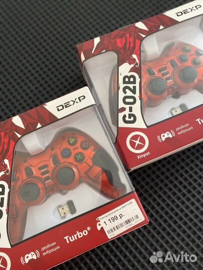 Геймпад (джойстик) беспроводной dexp G-02B 2шт
