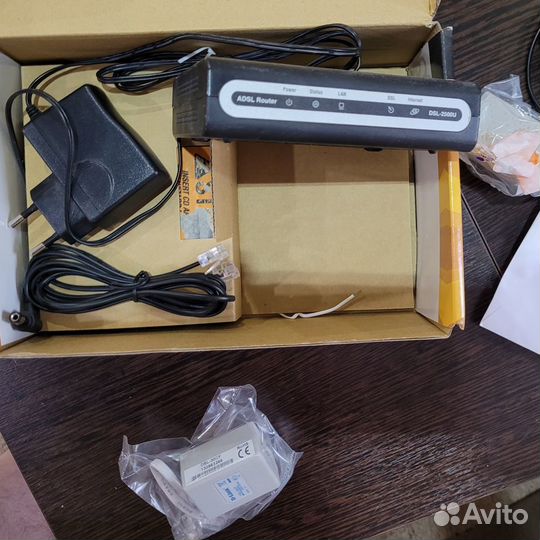 Wifi роутер Asus RT-N10 + Маршрутизатор D-link DSL