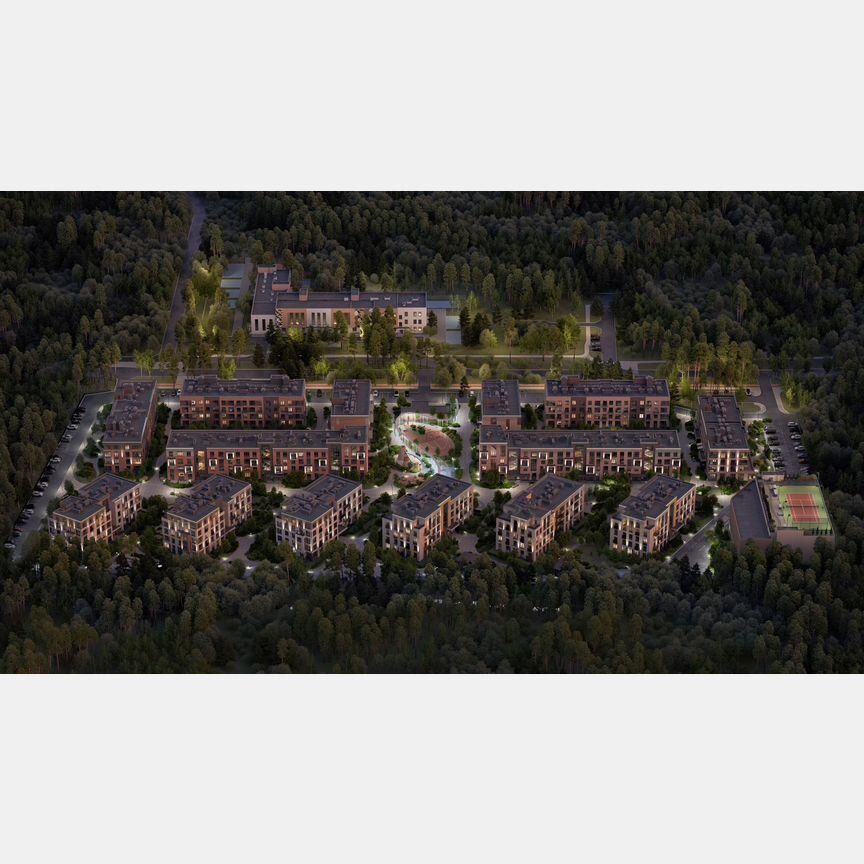2-к. квартира, 49,1 м², 4/4 эт.
