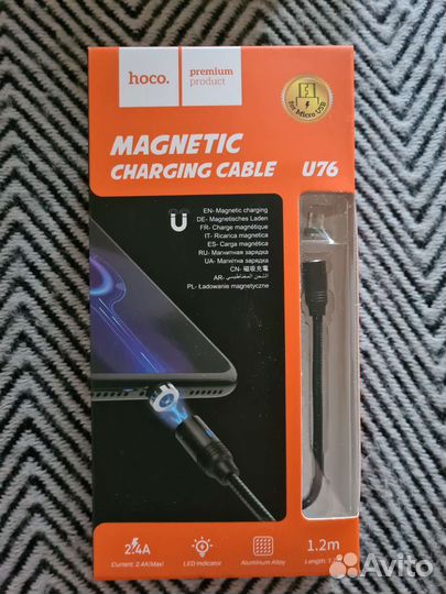Hoco U76 магнитный кабель micro-usb