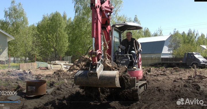 Услуги мини экскаватора и мини погрузчика