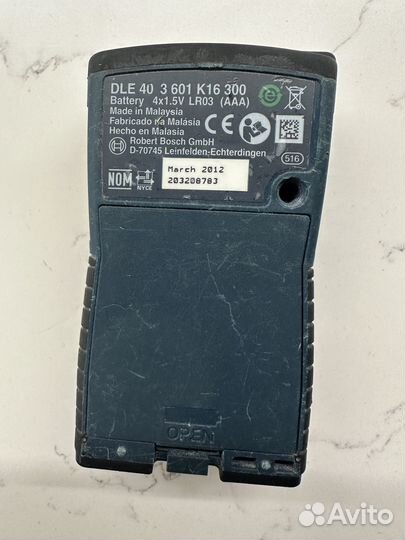 Лазерный дальномер bosch dle40 professional