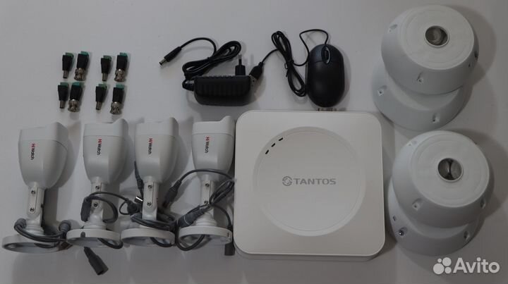 Комплет видеонаблюдения 4 камеры