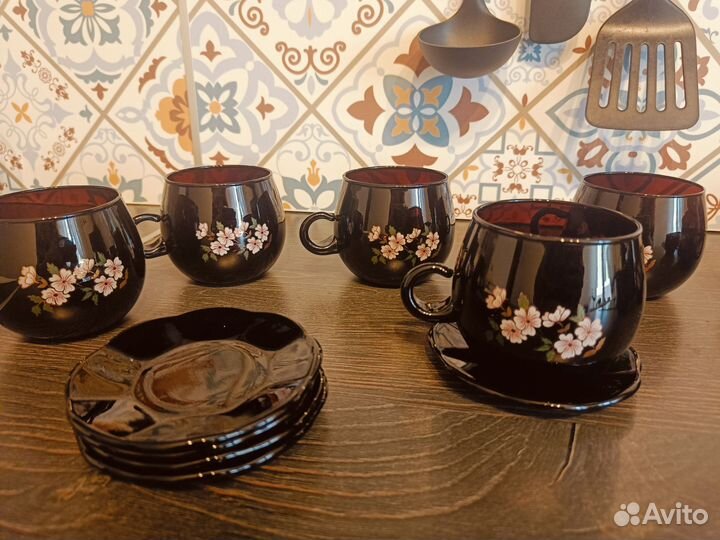 Чайный сервиз стекло