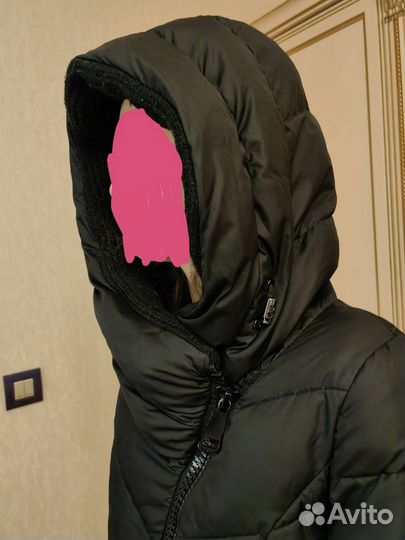 Пуховик женский длинный 44 46