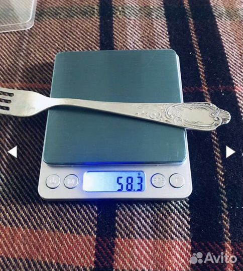 Набор столовых приборов серебро