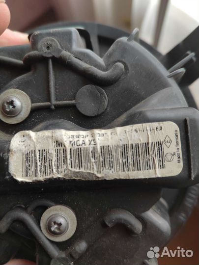 Моторчик печки renault logan