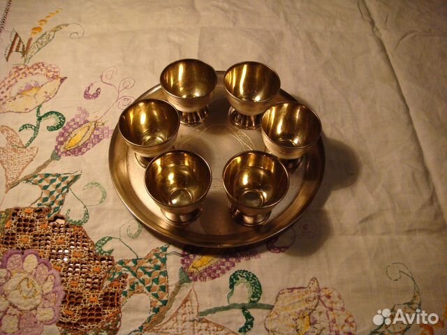 Рюмки Старинные Мельхиоровые Коньячные СССР