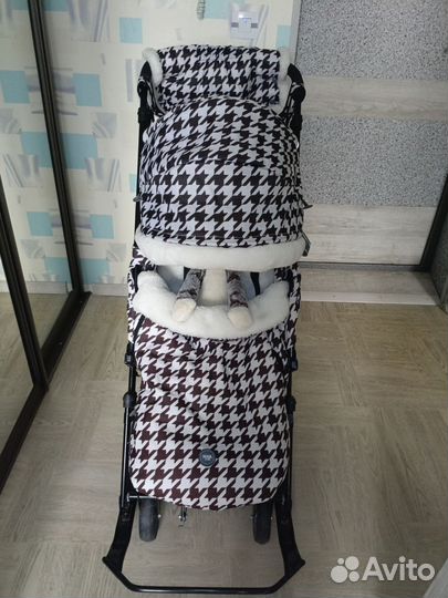 Детские санки коляска ника