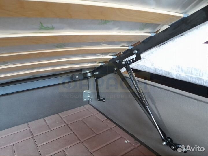 Кровать двуспальная Лофт Велюр