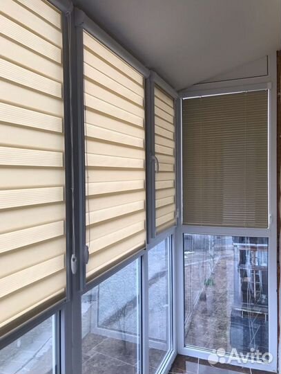 Рулонные шторы день, ночь