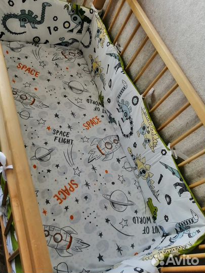 Бортики в детскую кроватку