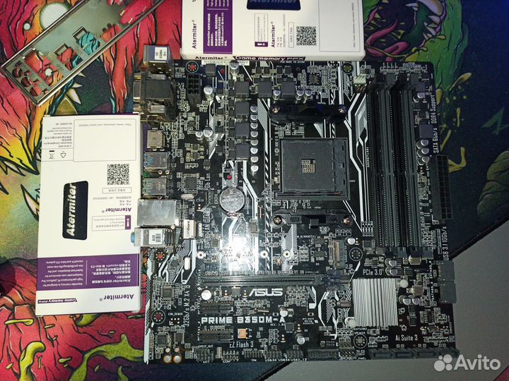 Asus prime b350m-a, ryzen 5 3600