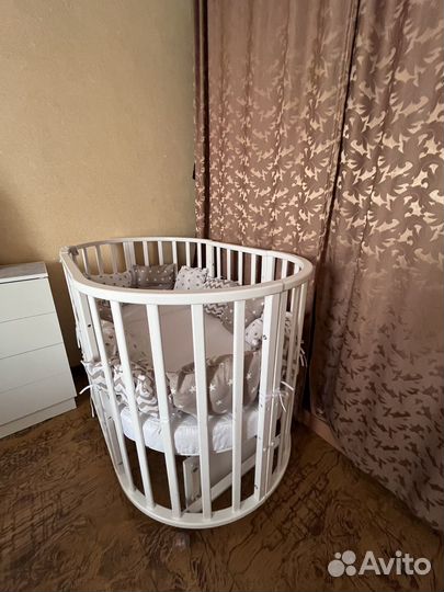 Детская кровать трансформер с маятником