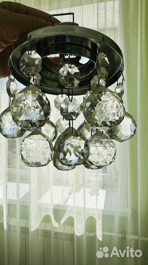 Потолочный светильник хрусталь