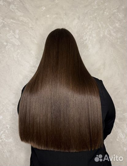 Кератиновое выпрямление волос