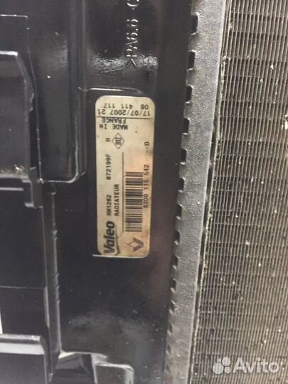 Радиатор охлаждения двигателя Renault Megan 2