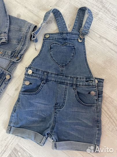 Джинсовка и джинсовые шорты