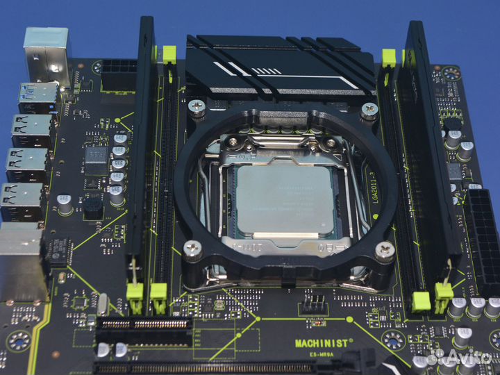 Материнка проц 10 ядер память 16 Гб