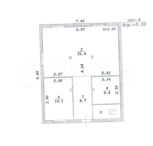 Дом 120,2 м² на участке 4,6 сот.