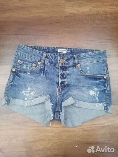 Джинсовые шорты Pull Bear