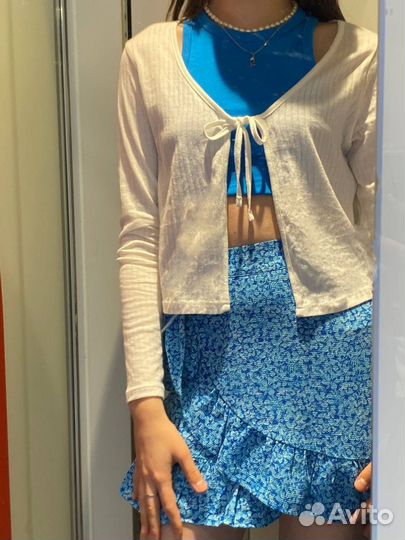 Женский лонгслив на завязках