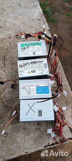 Блоки питания пк 4 шт