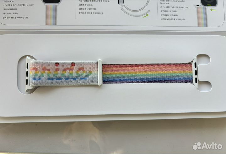 Ремешок apple watch 40 mm pride edition sport loop