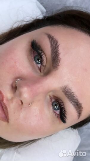 Наращивание ресниц, брови