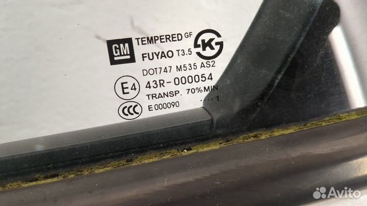 Дверь боковая левая задняя Chevrolet Cruze