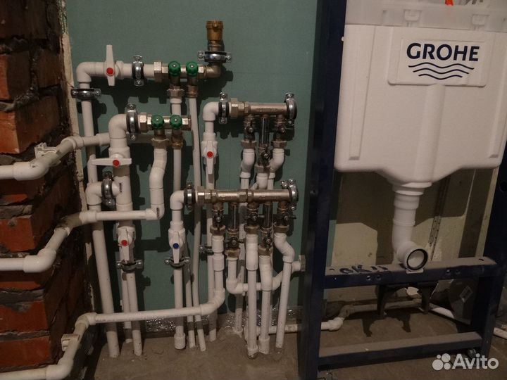 Водопровод. Тёплый полы. Отопление. Замена батарей