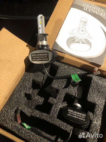 Светодиодные лампы H3 с радиатором