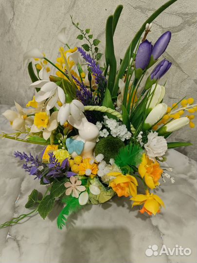 Искусственные цветы букеты