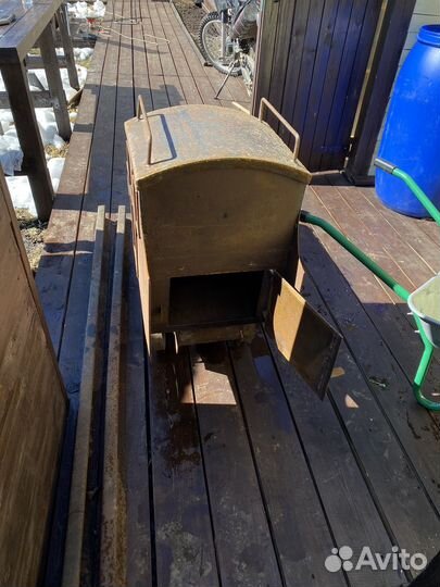 Мангал-коптильня поезд