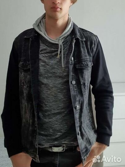 Бадлон мужской серый размера L(50)