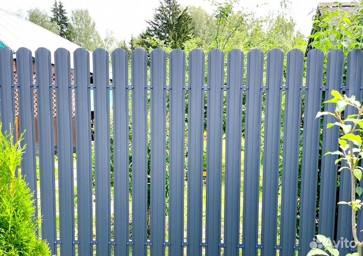 Заборы из профнастила с установкой