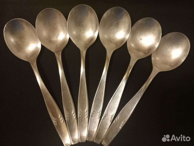 Ложки суповые Мельхиор СССР