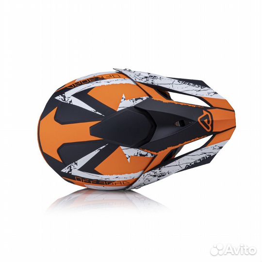 Мотошлем Acerbis profile-4 Orange-White